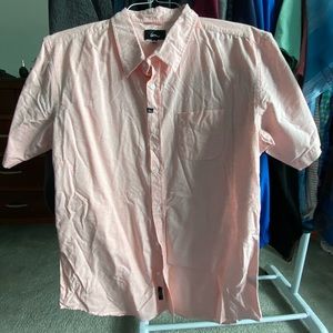 Button down peach shirt